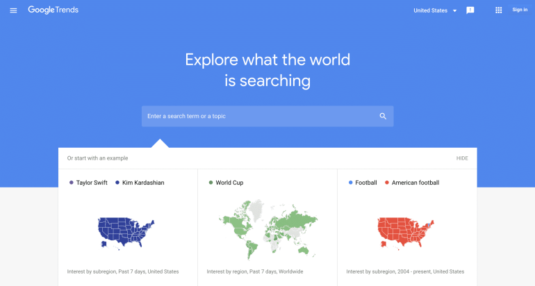 google trends can help you understand